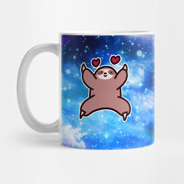 Love Sloth - Starry Night Sky by saradaboru